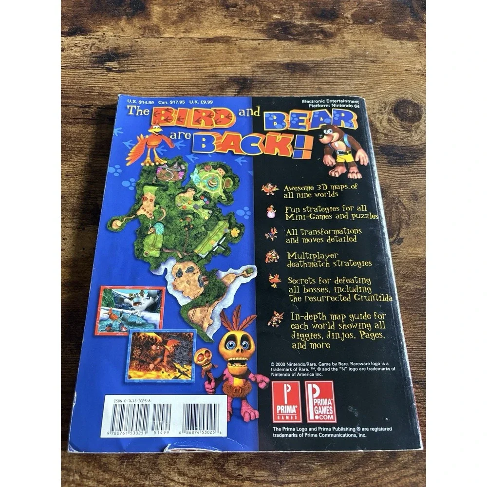 Banjo-Tooie Prima's Official Strategy Guide 2000 N64